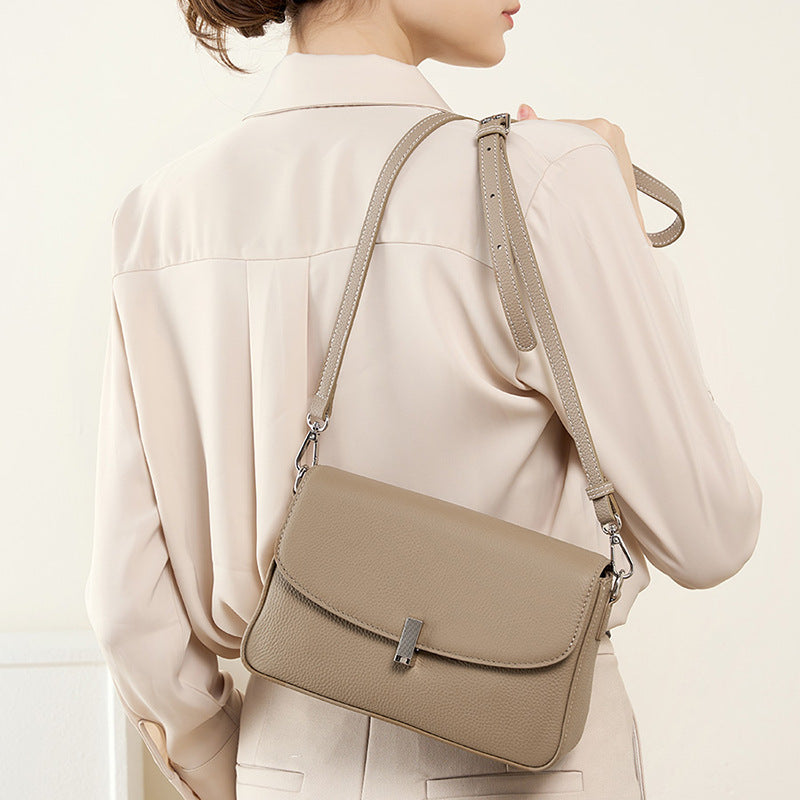 Women's Large Capacity Genuine Leather Graceful Fashionable Crossbody Bags
