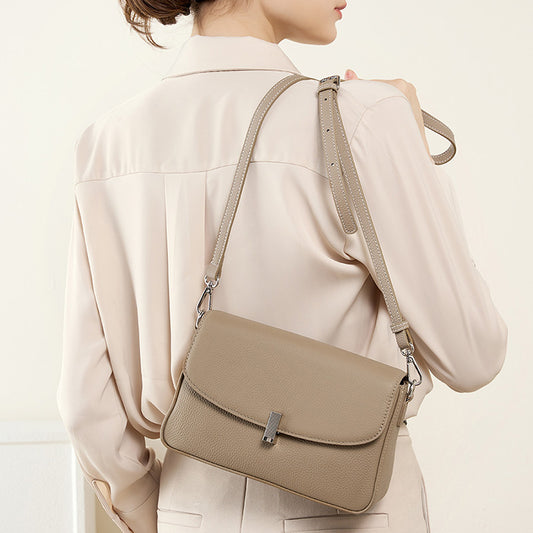 Women's Large Capacity Genuine Leather Graceful Fashionable Crossbody Bags