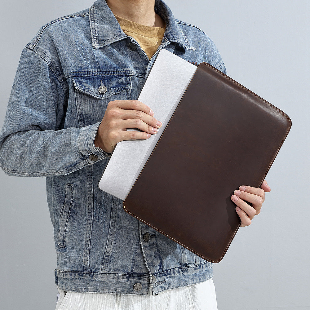 Leather Computer Liner Horizontal Vertical Inch Bags