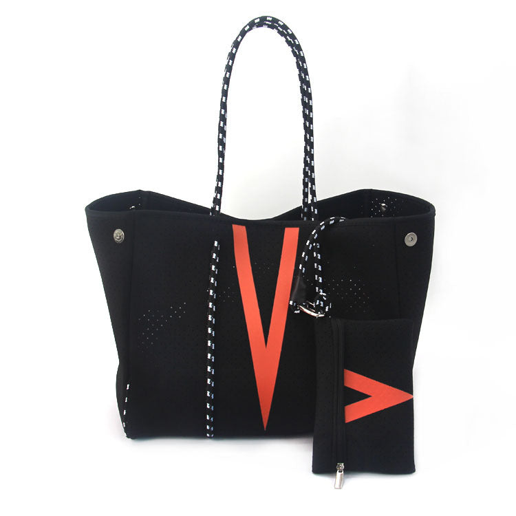 Women's Fashion Neoprene Big Large Beach Travel Bags