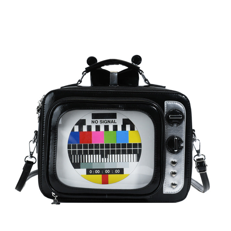 Retro Tv Cute Large Capacity Portable Shoulder Bags