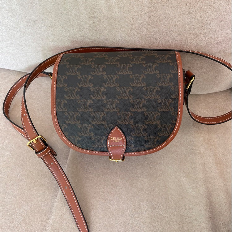 Women's Arc Saddle Fashion Retro Advanced Texture Crossbody Bags
