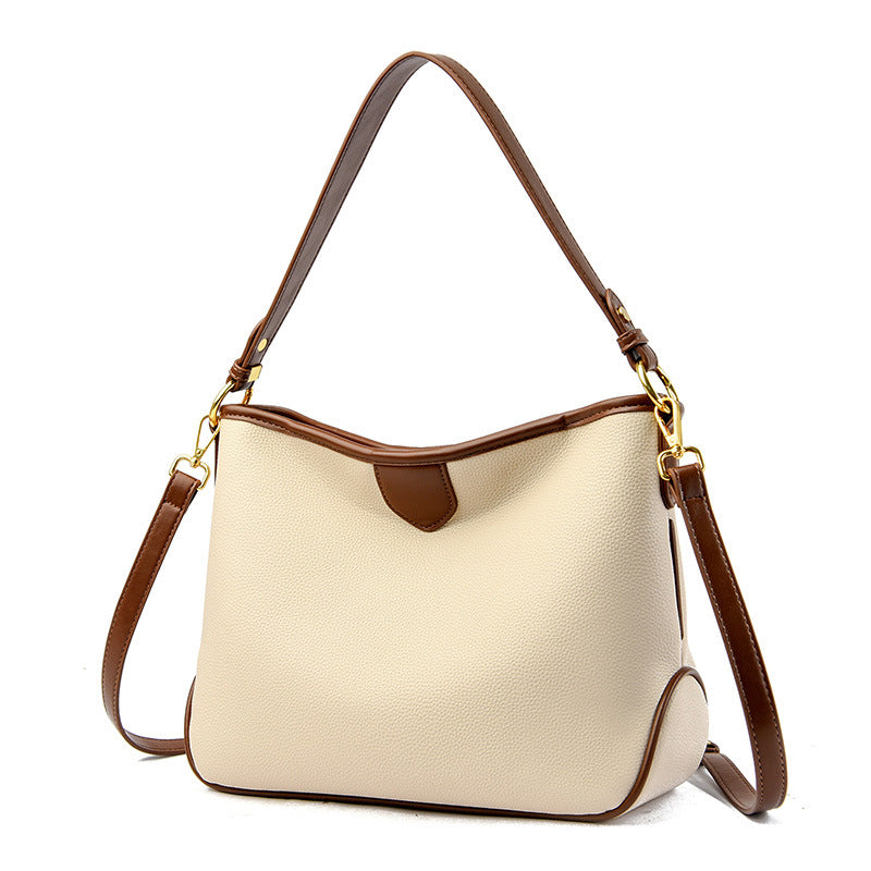Women's Textured Large Capacity Fashion Portable Underarm Tote Bags