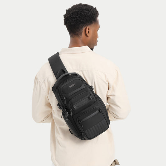 Men's Classic High-grade Waterproof Multifunctional Leisure Men's Chest Bags