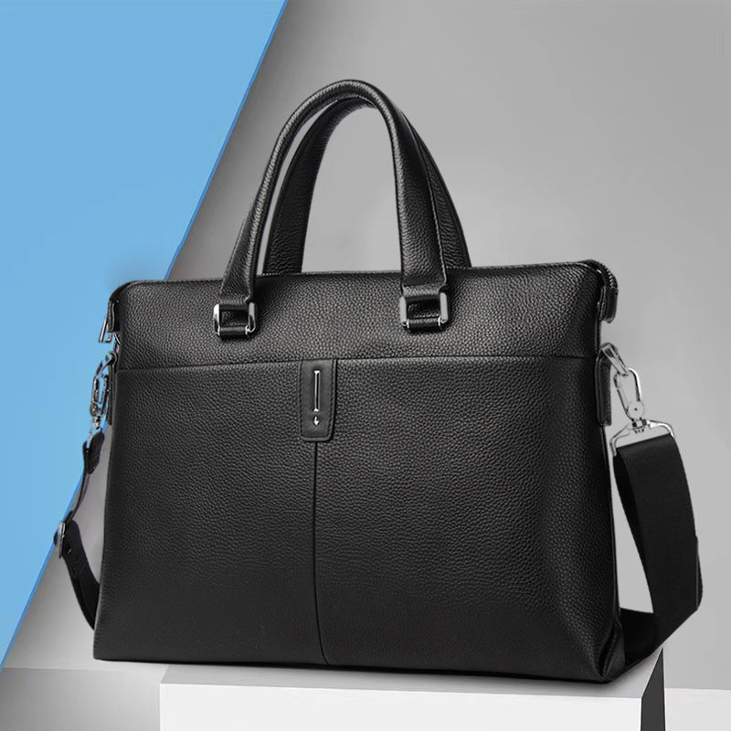 Men's High-grade Business Trip Brief Fashion Waterproof Zipper Inch Men's Briefcases