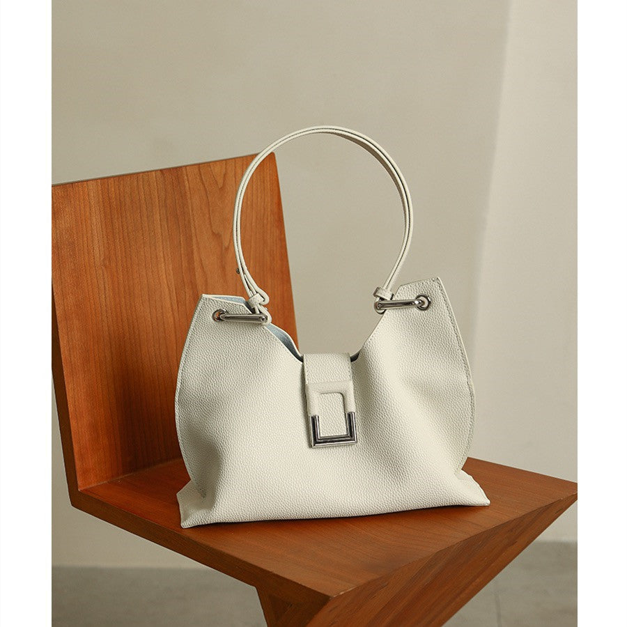 Women's Underarm Cowhide Fashion Trendy Advanced Texture Armpit Bags
