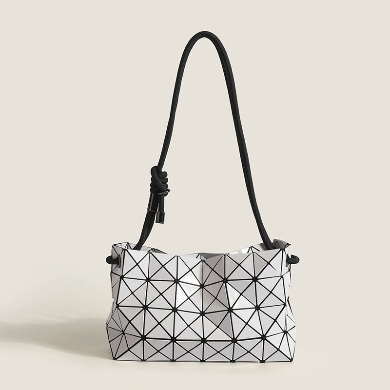 Triangle Geometric Rhombus Drawstring Fashion Simple Shoulder Bags
