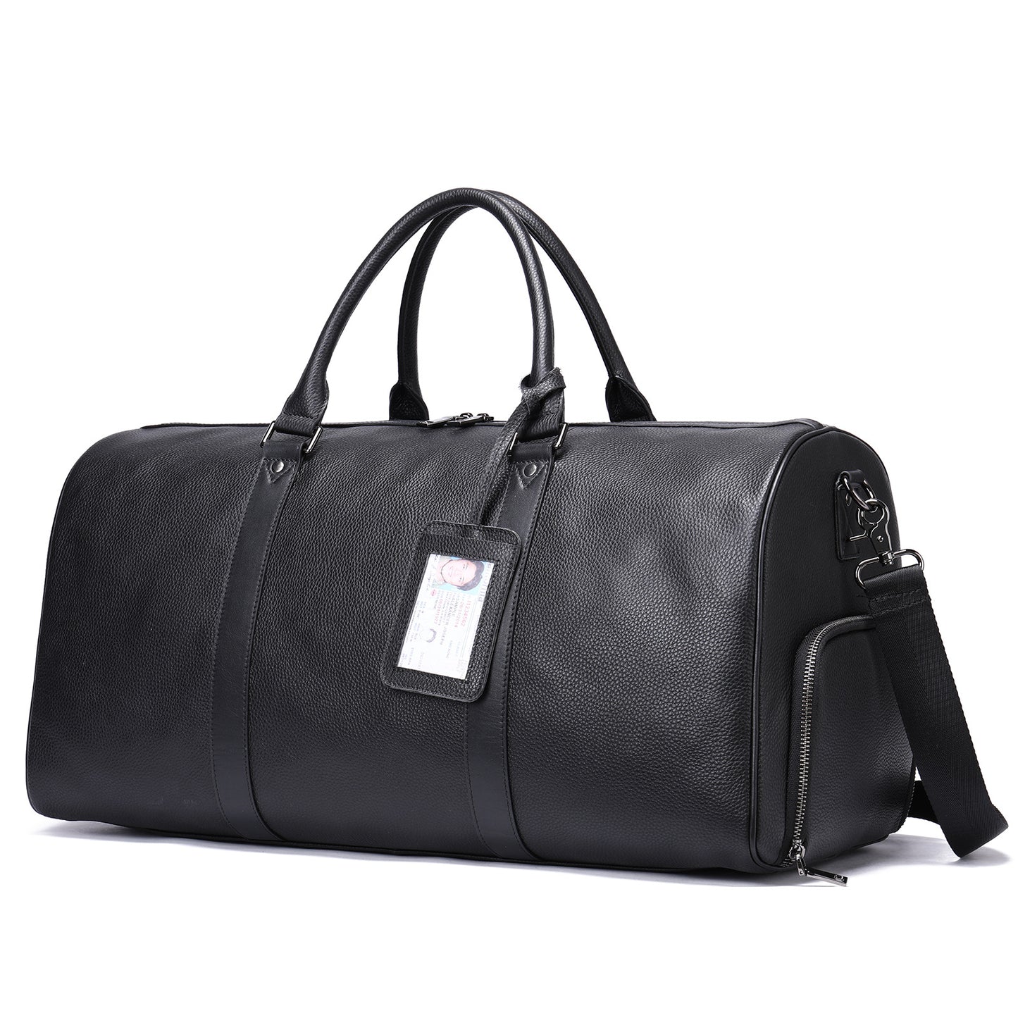 Men's Leather Short-distance Large Capacity Moving For Business Travel Bags