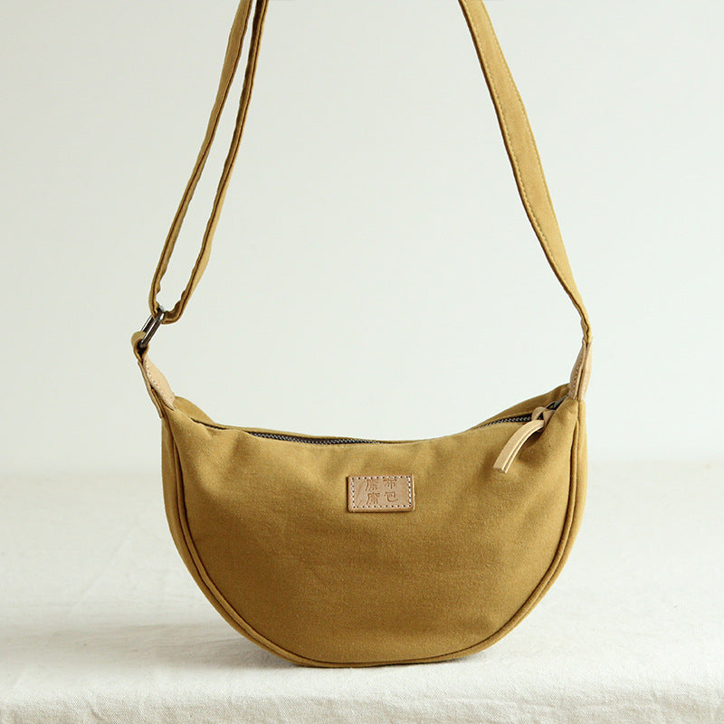 Women's Cloth Dumpling Canvas Fashion Simple Shoulder Bags