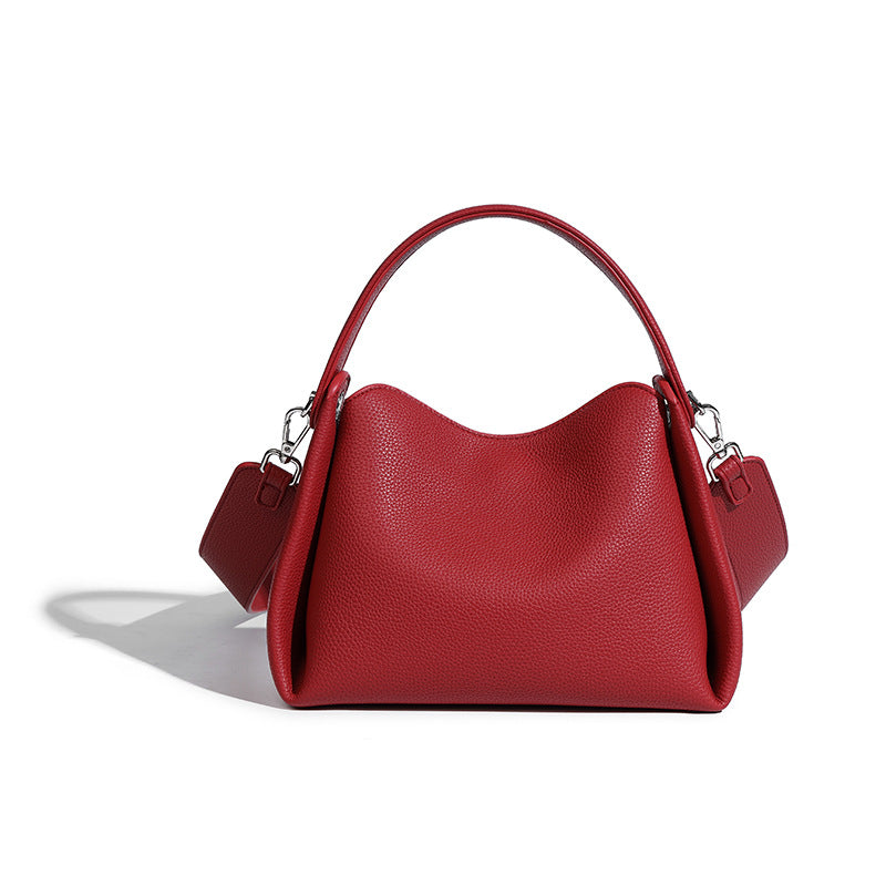 Female Niche High Sense Versatile Solid Crossbody Bags