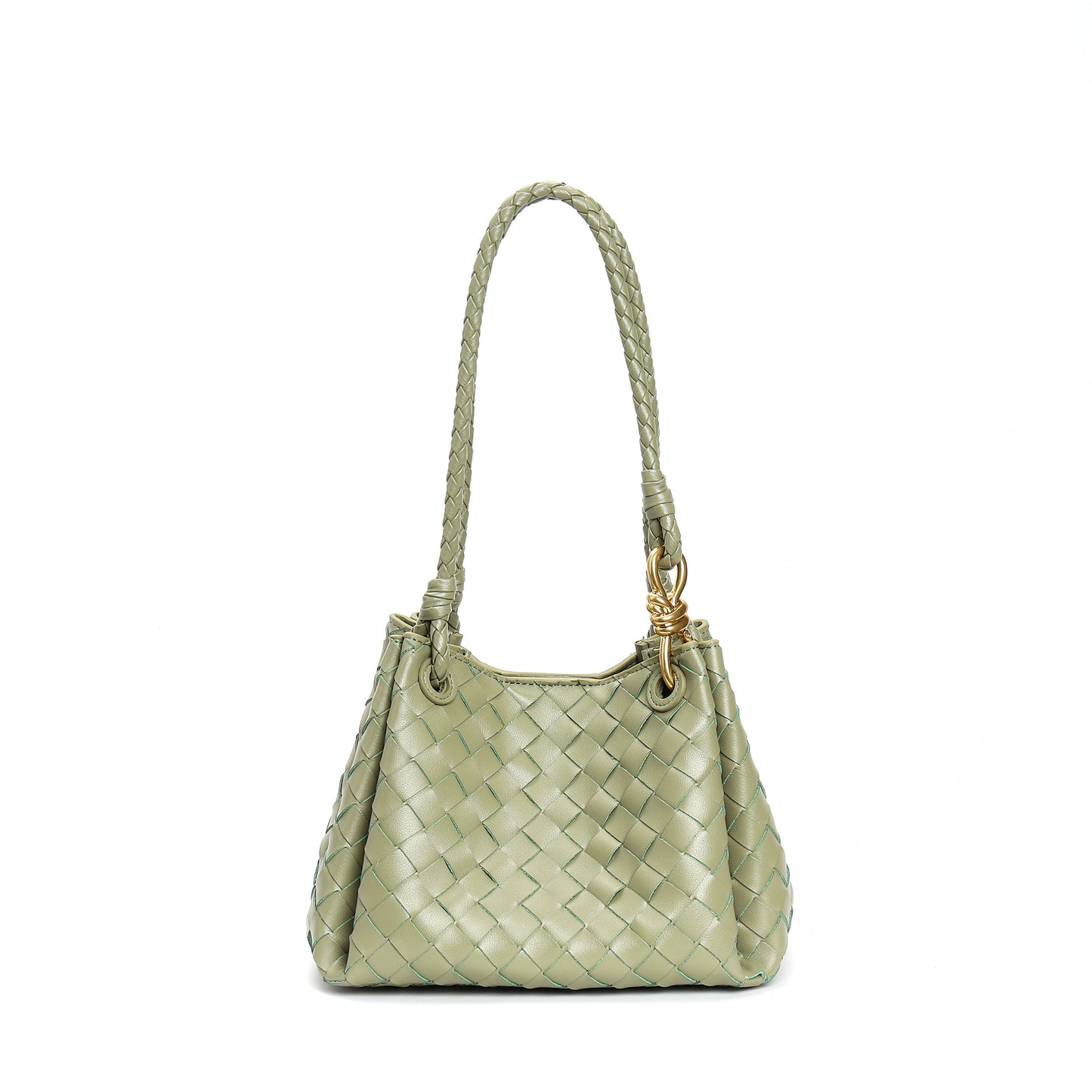 Parachute Knotted Hardware High Quality Leather Simple Shoulder Bags