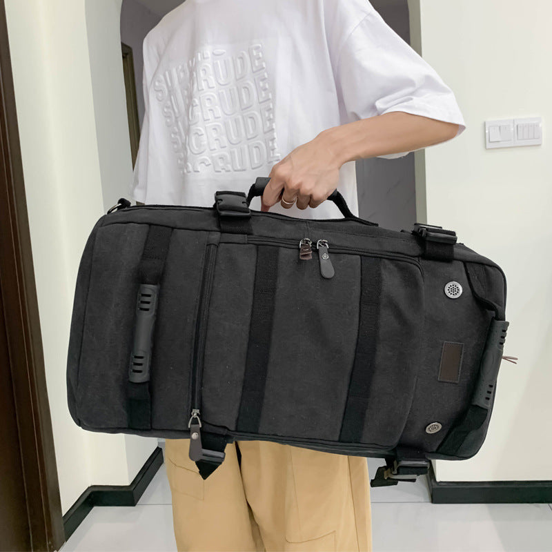Women's & Men's & Portable Canvas Large Capacity Backpacks