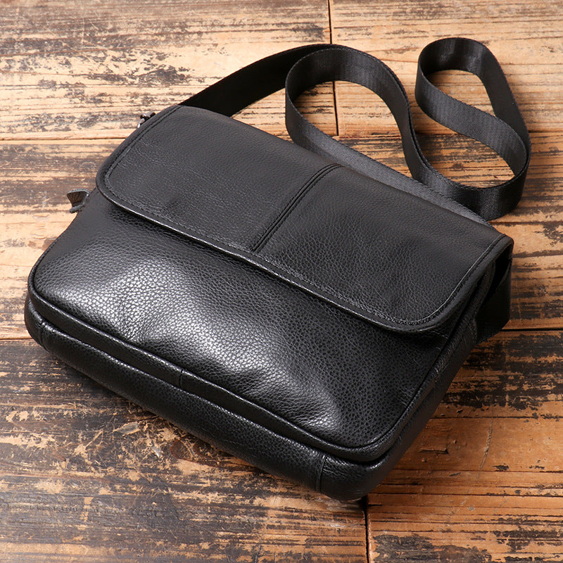 Women's & Men's & Leather First Layer Cowhide Fashion Men's Shoulder Bags