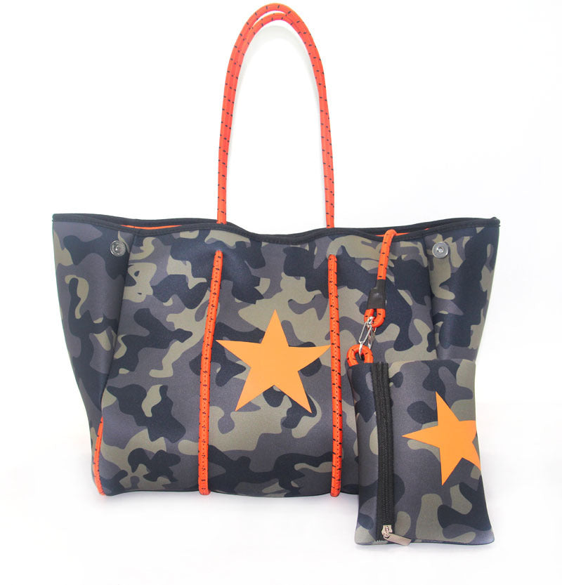 Women's Fashion Neoprene Big Large Beach Travel Bags