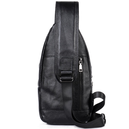 Glamorous Men's Leather Fashion Top Layer Bags