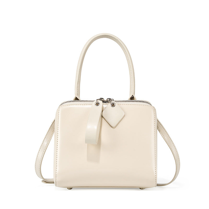Cowhide Today Popular Advanced Texture French Shoulder Bags