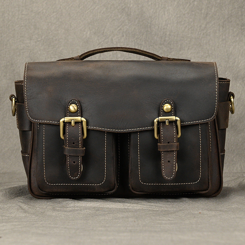 Vintage Genuine Leather Crazy Horse Mini Bags