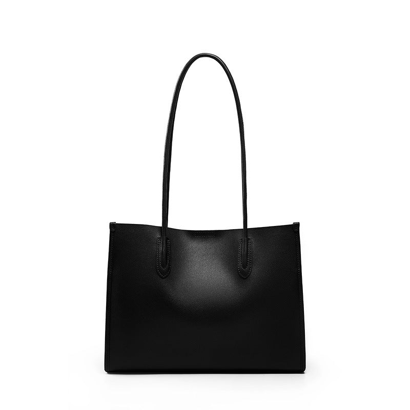 Women's Cow Leather Niche Soft Versatile Retro Tote Bags