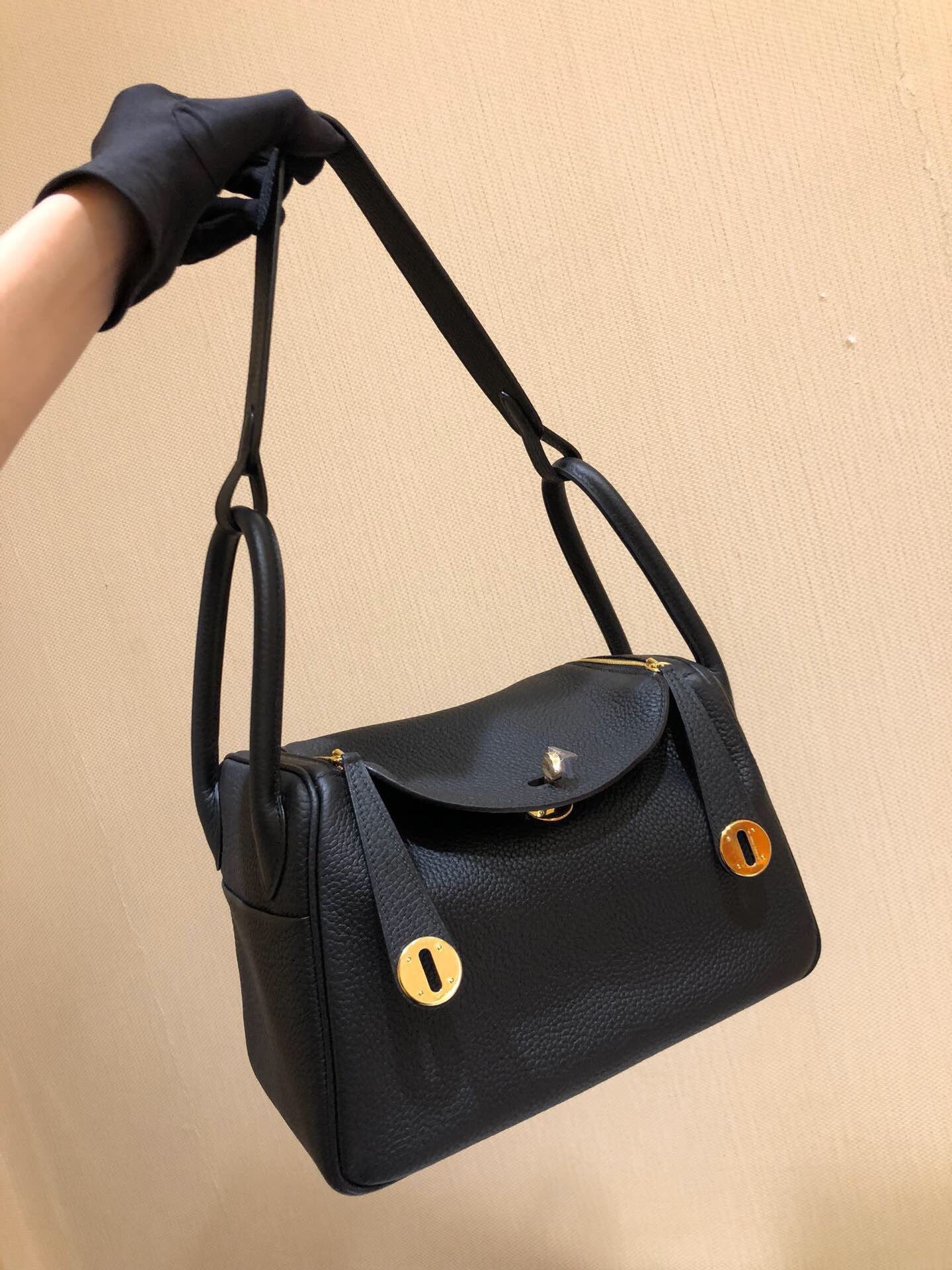 Women's Genuine Leather Lindy Mini Sized Doctor Shoulder Bags