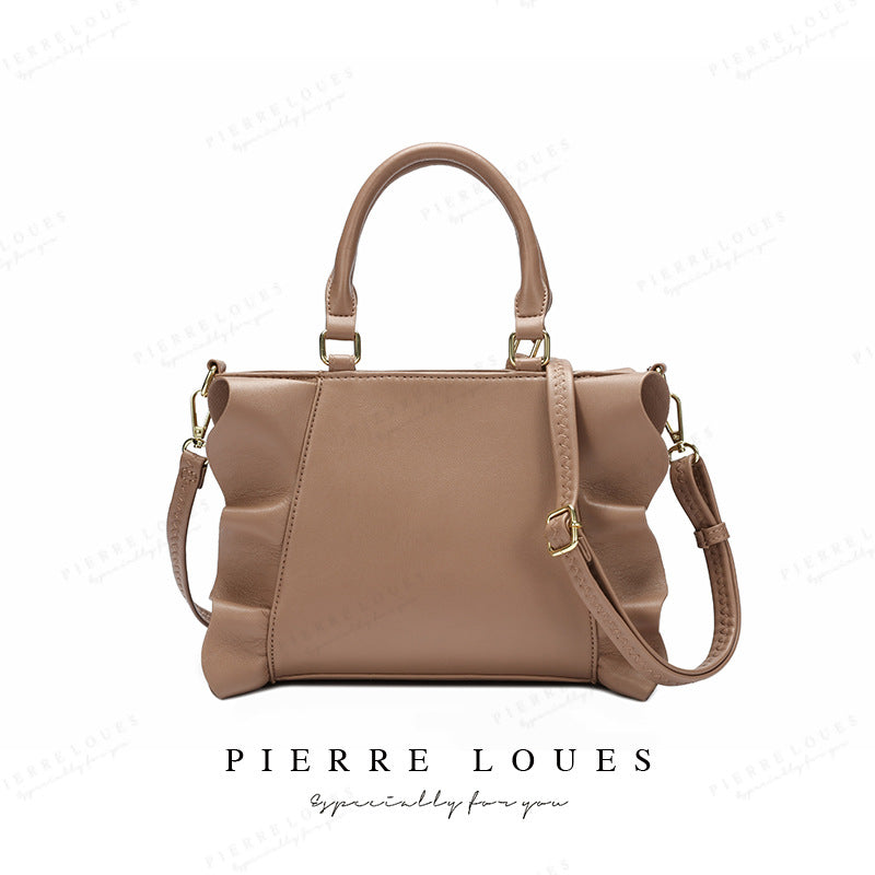Women's High-grade Fashion Niche Pleated Versatile Large Shoulder Bags
