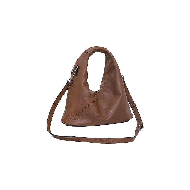 Women's First Layer Cowhide Underarm Fashion Authentic Armpit Bags