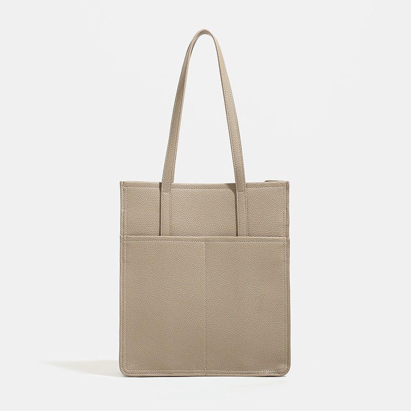 Pattern Textured Simple Commute Portable Large Tote Bags