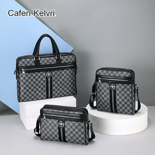 Men's Horizontal Computer Large Capacity Business Commute Men's Briefcases