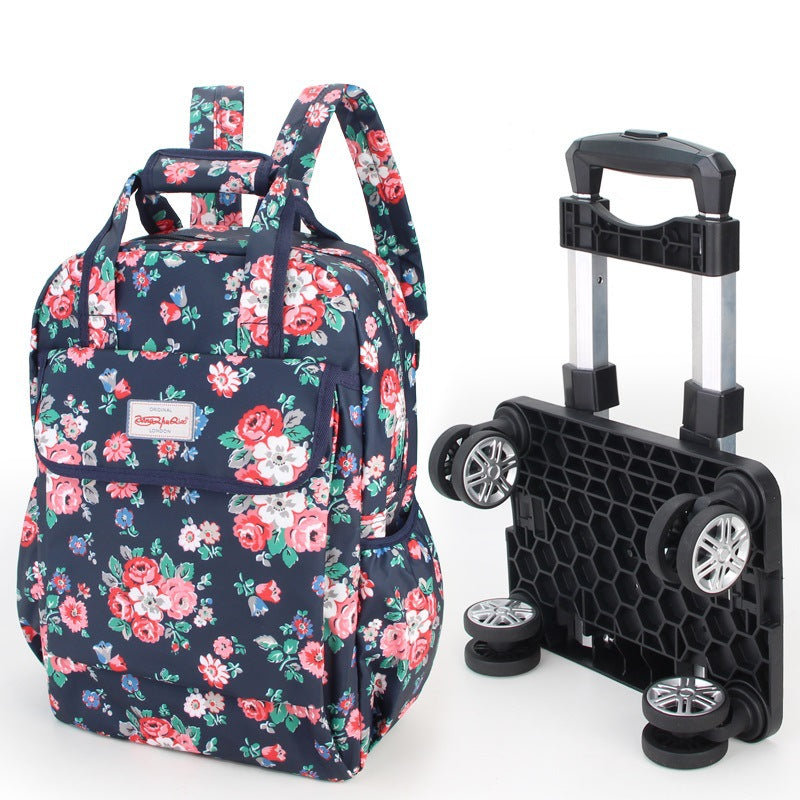 Men's Charming Large Capacity Black Boarding Travel Bags