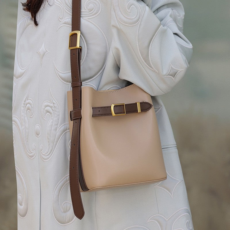 Women's Genuine Leather High-grade Retro Cowhide Lucky Crossbody Bags