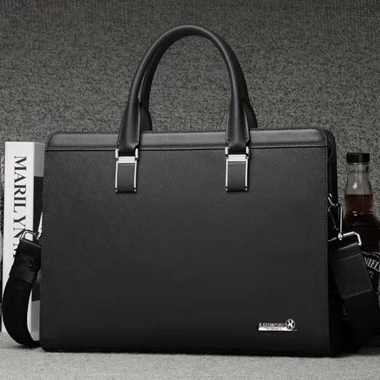 Men's Cool Kangaroo Cross Pattern Computer Business Handbags