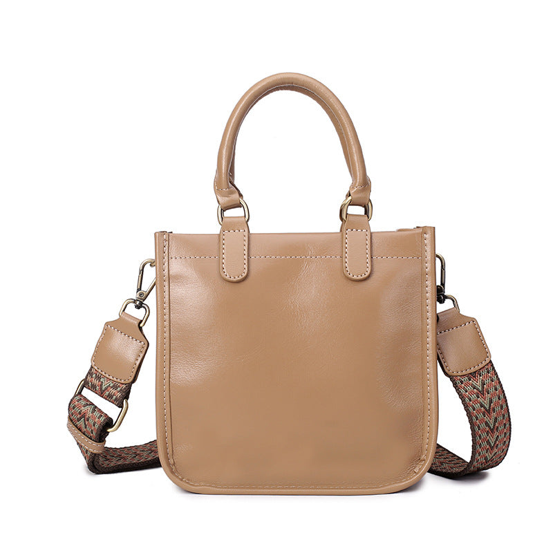 Women's Design High-grade Leather Cowhide Cube Sugar Handbags