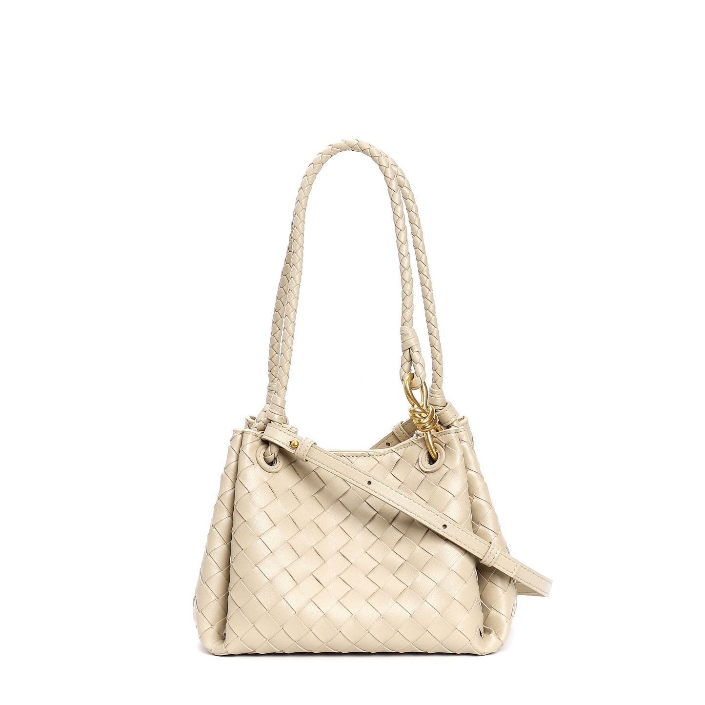 Parachute Knotted Hardware High Quality Leather Simple Shoulder Bags