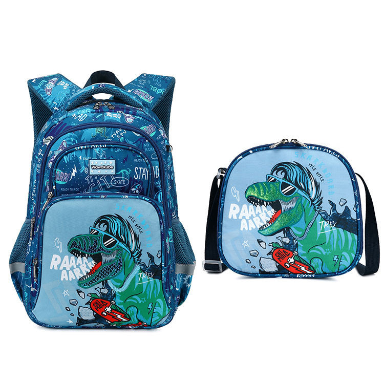 Primary Grade 2 Boys Spine Protection Elementary School Students' Schoolbags
