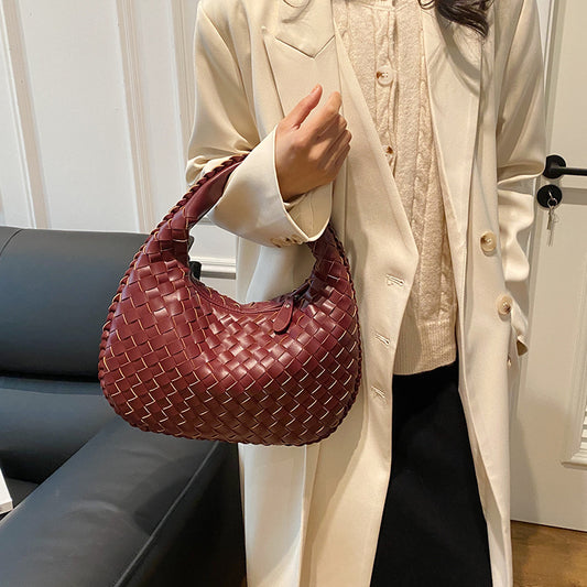 High Sense Woven Commuter Female Western Handbags