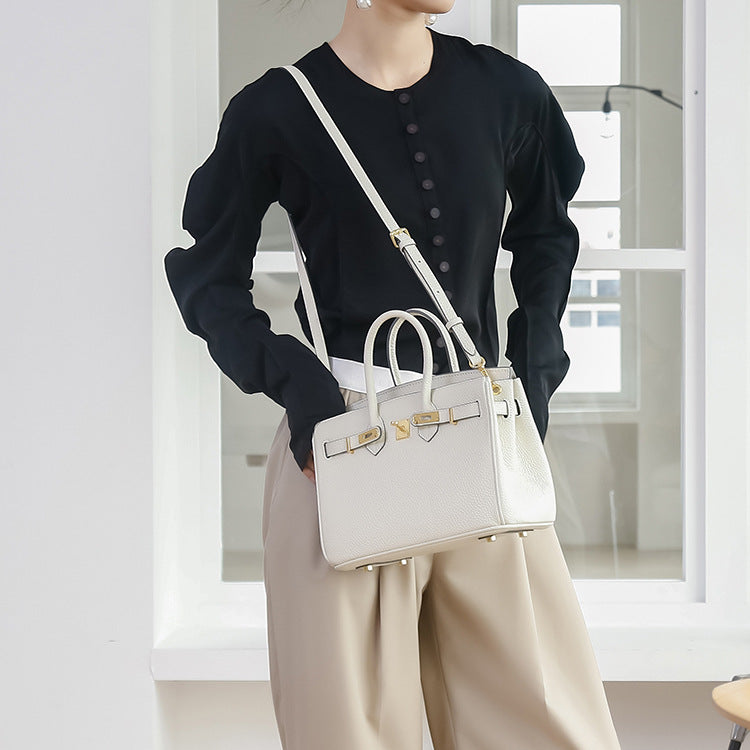 Women's Top Layer Cattlehide Leather Fashion Mini Shoulder Bags