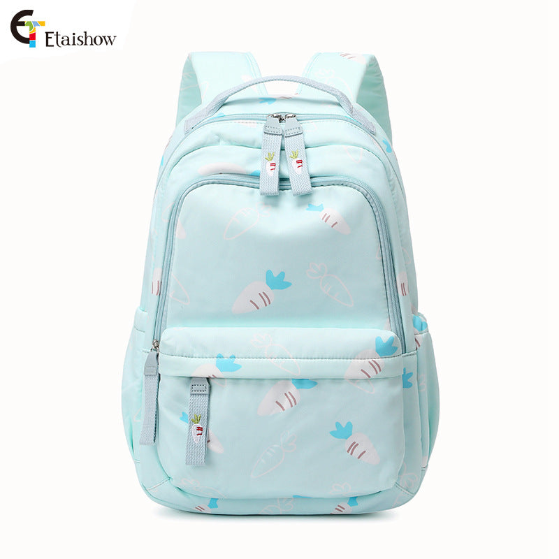 Style Fresh Printed Female Campus Lightweight Backpacks