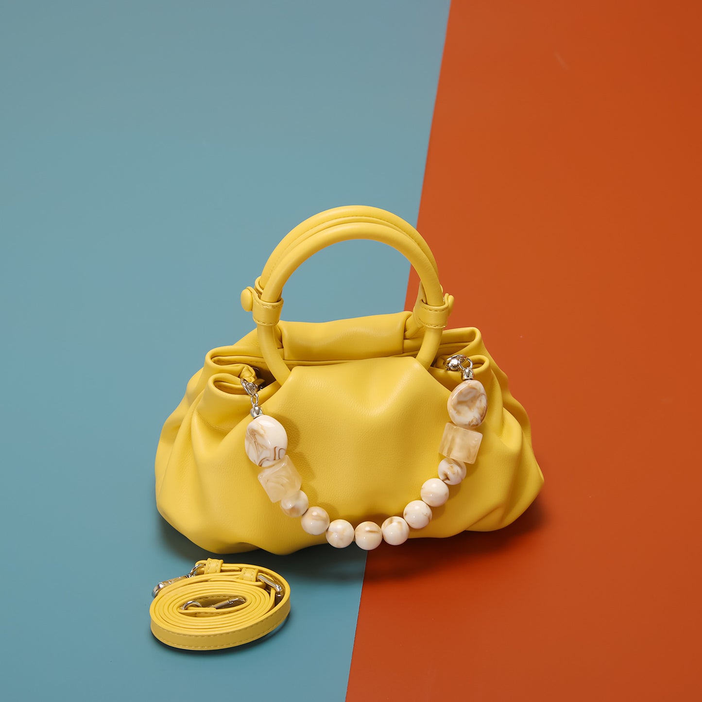 Chic High-grade Design Soft Cloud White Crossbody Bags