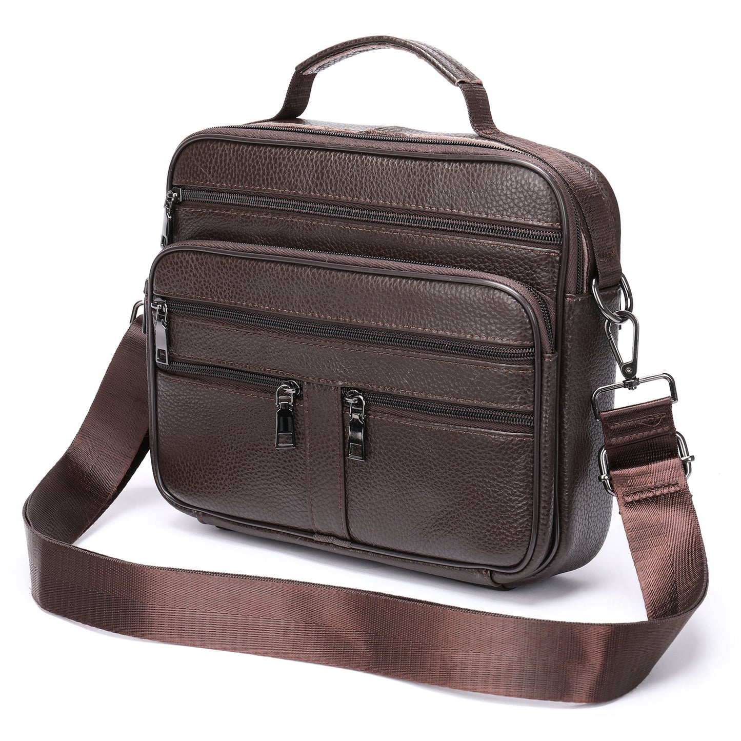 Men's Comfortable Attractive Glamorous High-grade Leather Men's Messenger Bags