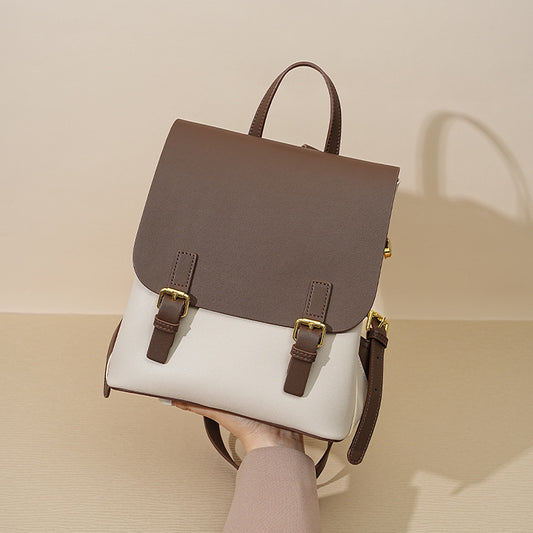Women's Genuine Leather High-grade Large Capacity Style Backpacks