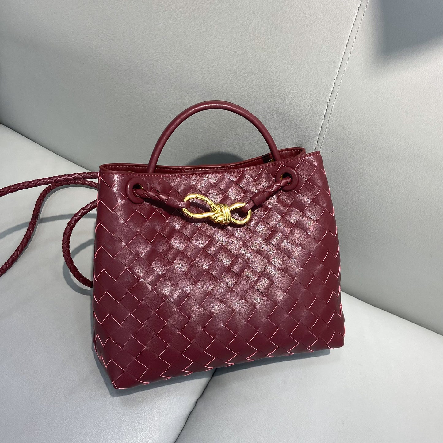 Women's Fashion Metal Necklace Chain Retro Design Shoulder Bags