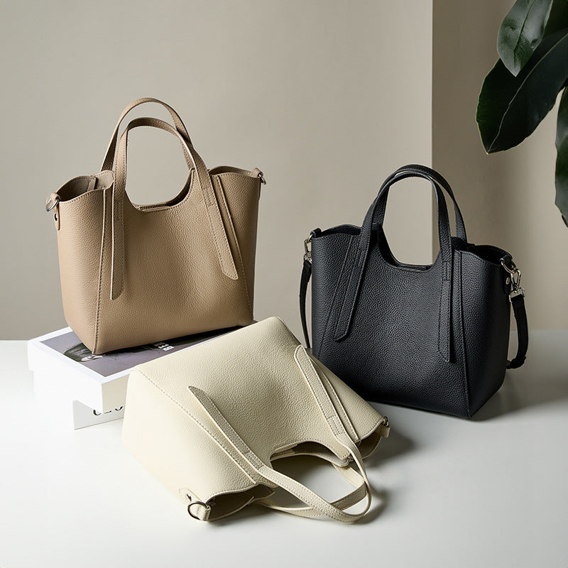 Women's Genuine Leather Commuter Send Mother High-grade Crossbody Bags