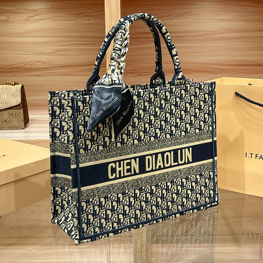 Women's Hand-held Embroidered Vegetable Basket Advanced Large Crossbody Bags