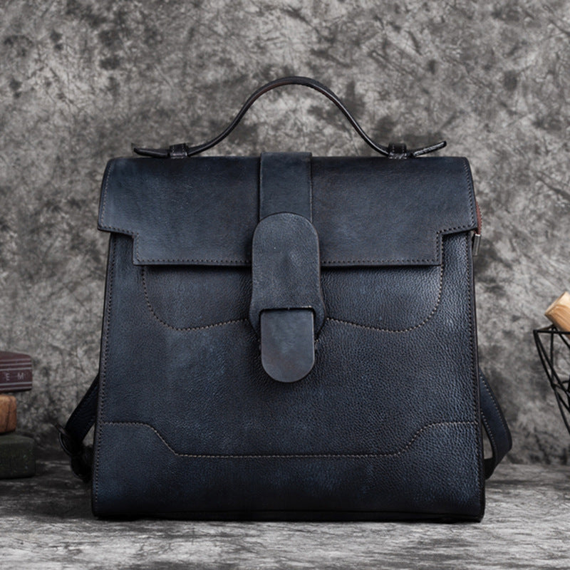 Women's Cowhide Vintage Chinese Fashion Genuine Leather Shoulder Bags