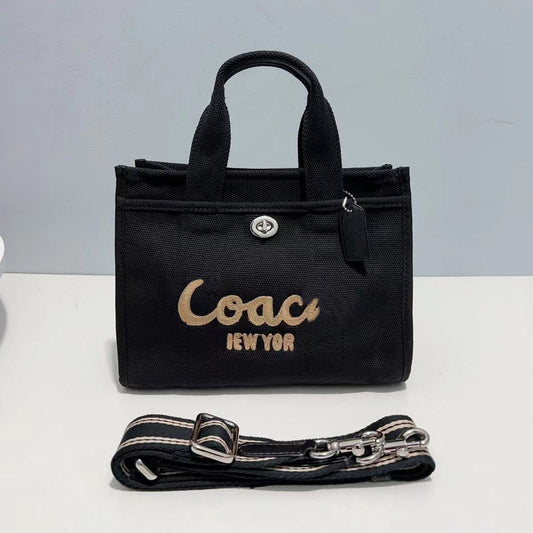 High-quality Canvas Large Capacity Embroidered Portable Crossbody Bags