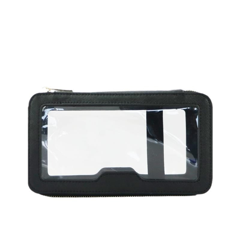 Transparent Simple Portable Waterproof Wash Double Cosmetic Bags