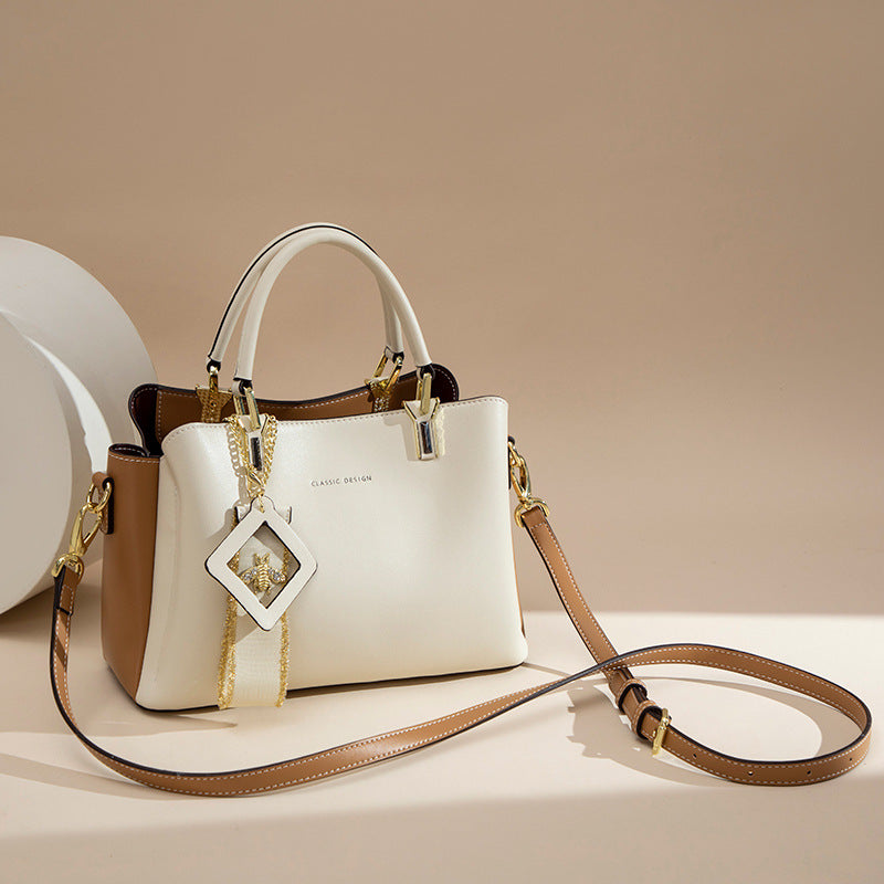 Women's Genuine Leather Fashionable High-grade Fashion Send Handbags