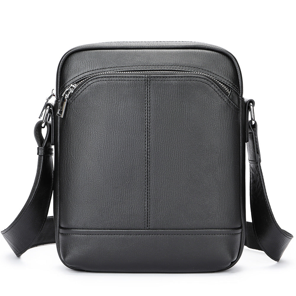 Men's Genuine Leather Fashion Versatile Stylish First Men's Messenger Bags