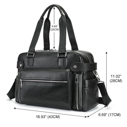 Men's Leather Business Computer Trip Commuting Men's Briefcases