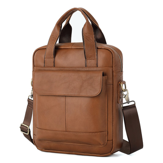 Men's Top Layer Cowhide Cover Type Men's Messenger Bags
