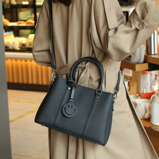 Women's First Layer Leather Large Capacity Fashion Shoulder Bags